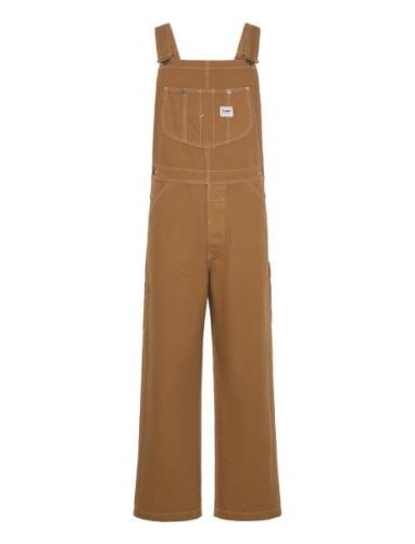 Lee Bib Bottoms Jeans Relaxed Brown Lee Jeans