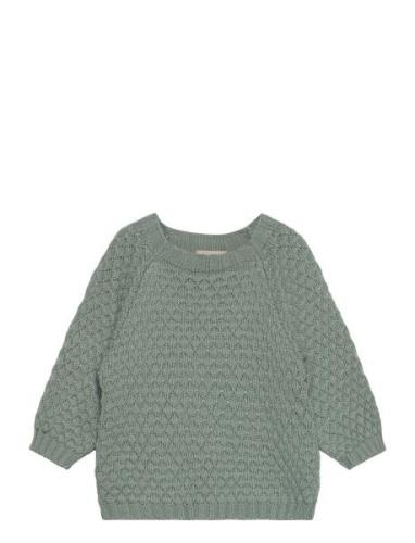 Torin B Tops Knitwear Pullovers Green MarMar Copenhagen