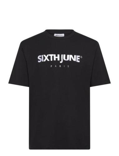 Essentiel Ss Tshirt Tops T-Kortærmet Skjorte Black SIXTH JUNE