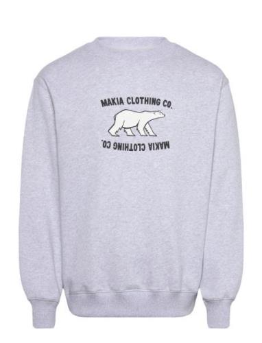 Arctic Sweatshirt Tops Sweatshirts & Hoodies Sweatshirts Grey Makia