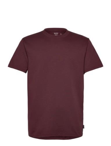 Hco. Guys Knits Tops T-Kortærmet Skjorte Burgundy Hollister