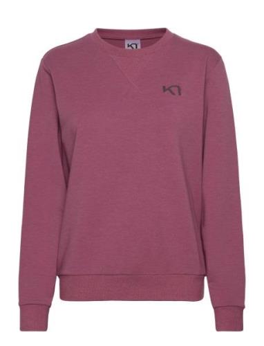 Kari Crew Sport Sweatshirts & Hoodies Sweatshirts Burgundy Kari Traa