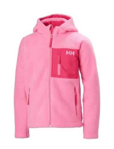 Jr Champ Pile Jacket Outerwear Fleece Outerwear Fleece Jackets Pink He...