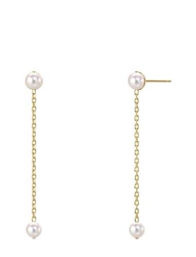 Pearly Earrings Ørestickere Smykker Gold Edblad