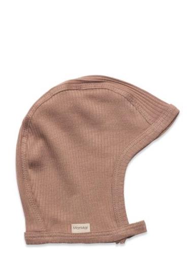 Hoody Accessories Headwear Hats Baby Hats Beige MarMar Copenhagen