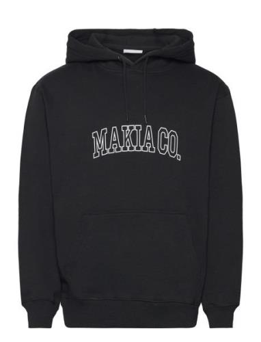 Nord Hooded Sweatshirt Tops Sweatshirts & Hoodies Hoodies Black Makia