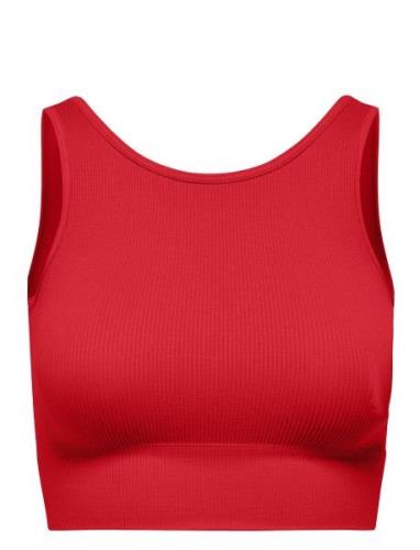 Onpjaia Life Un Sl Seam Short Top Noos Sport Crop Tops Sleeveless Crop...