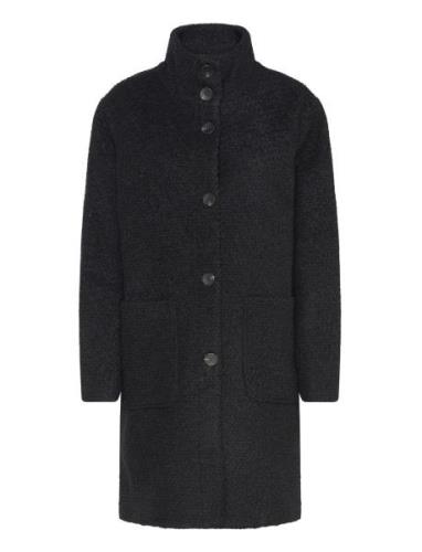 Ferddysz Wool Coat Uldjakke Jakke Black Saint Tropez