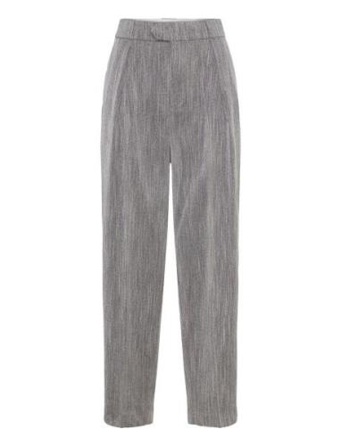 Glendasz Pants Bottoms Trousers Straight Leg Silver Saint Tropez