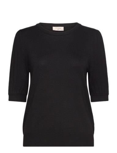 Fqjoel-Pullover Tops Knitwear Jumpers Black FREE/QUENT