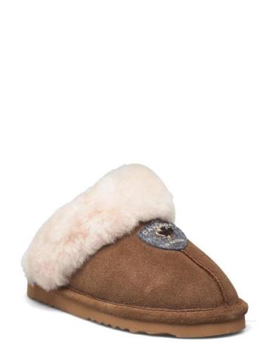 Edmonton Slippers Hjemmesko Brown Canada Snow