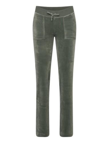 Del Ray Pocket Pant Cherry Blossom Bottoms Trousers Joggers Green Juic...