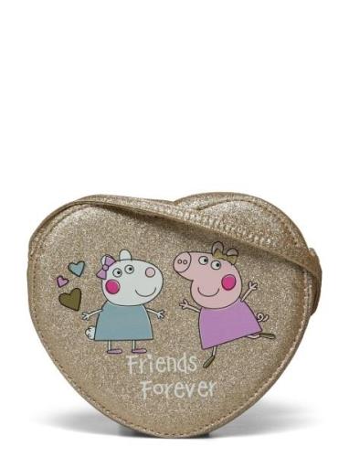 Nmfamada Peppapig Glitter Bag Cplg Tote Taske Gold Name It