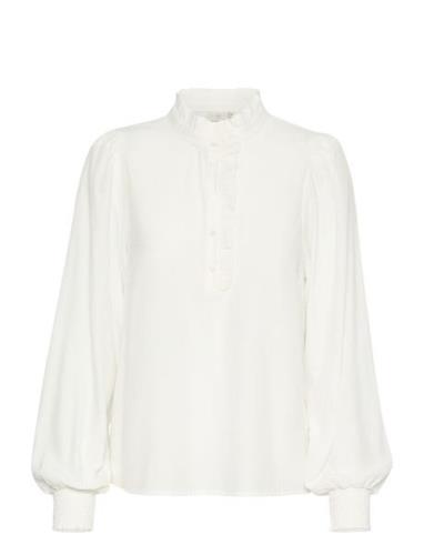 Kadorit Blouse Tops Blouses Long-sleeved White Kaffe