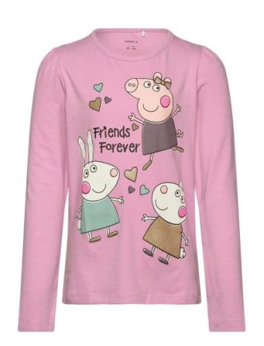 Nmfamanda Peppapig Ls Top Box Cplg Tops T-shirts Long-sleeved T-Skjort...