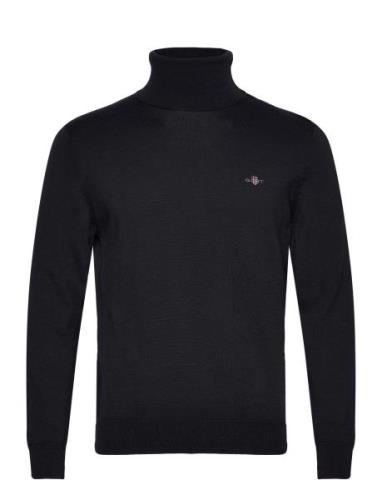 Classic Cotton Rollerneck Tops Knitwear Turtlenecks Black GANT