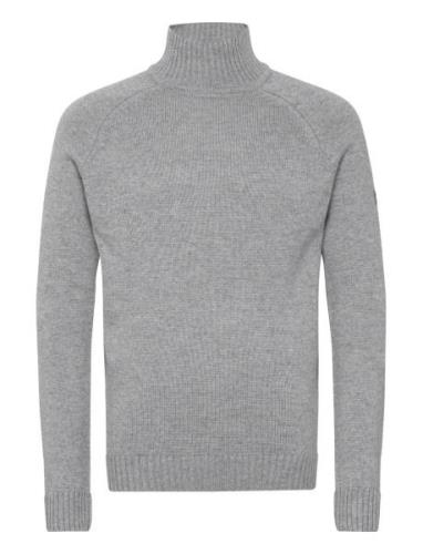 Bs Barbeau Regular Fit Knitwear Tops Knitwear Turtlenecks Grey Bruun &...