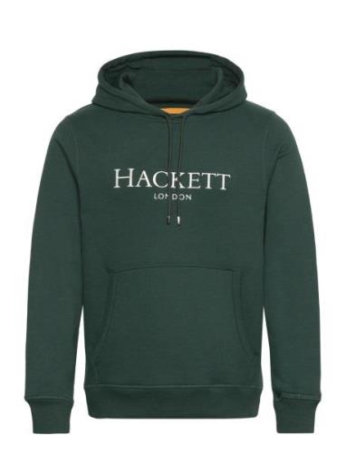 Heritage Hoody Tops Sweatshirts & Hoodies Hoodies Green Hackett London