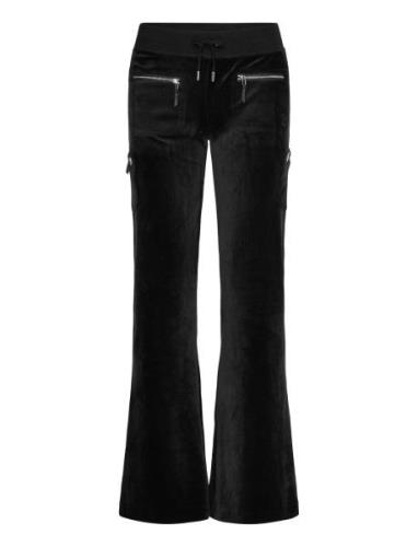 Layla Moto Bottoms Trousers Joggers Black Juicy Couture