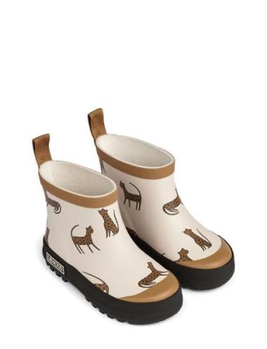 Tekla Printed Rainboot Gummistøvler Cream Liewood