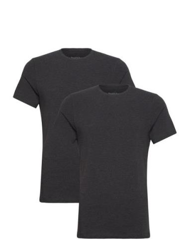 2-Pack Crew Neck Tops T-Kortærmet Skjorte Grey Bread & Boxers