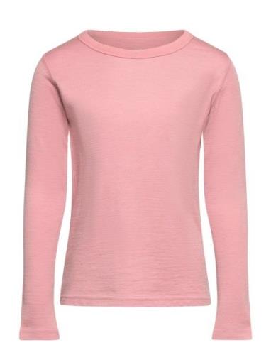 Hcabba - Nightwear Tops T-shirts Long-sleeved T-Skjorte Pink Hust & Cl...