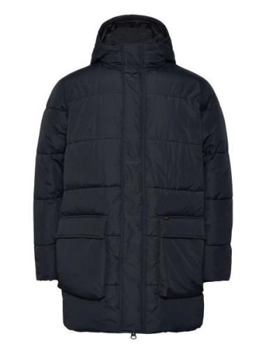 Long Puffer Jacket Parka Jakke Black Lee Jeans