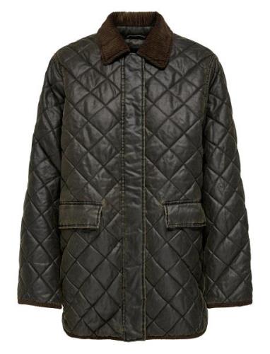 Onlmountain Quilted Jacket Cc Otw Quiltet Jakke Brown ONLY