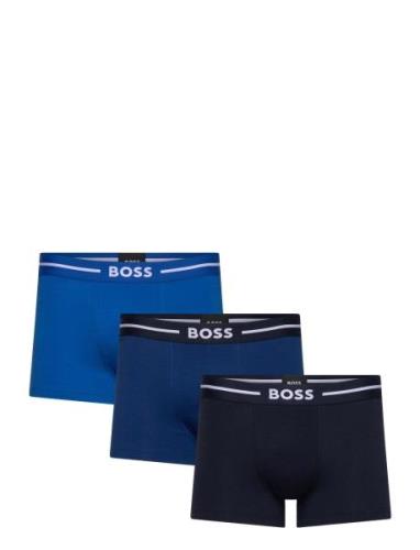 Trunk 3P Bold Boxershorts Navy BOSS