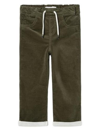 Nmmben Regular Cord Wl Pant 5805-Yt O Bottoms Trousers Khaki Green Nam...