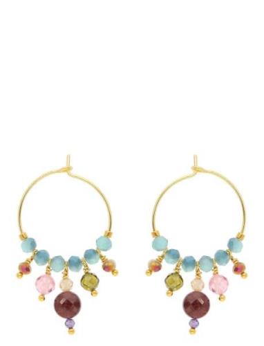 Amalia Accessories Jewellery Earrings Hoops Blue Nuni Copenhagen