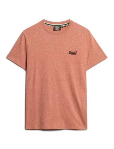 Vintage Logo Emb Tee Tops T-Kortærmet Skjorte Orange Superdry