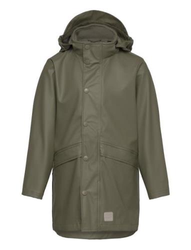 October Jacket Outerwear Rainwear Jackets Khaki Green MarMar Copenhage...