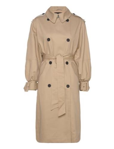 Colonia Trenchcoat Frakke Beige Desigual