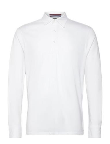 Fiere Ora Ls Polo M Tops Polos Long-sleeved White SNOOT