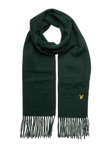 Lambswool Scarf Accessories Scarves Winter Scarves Green Lyle & Scott