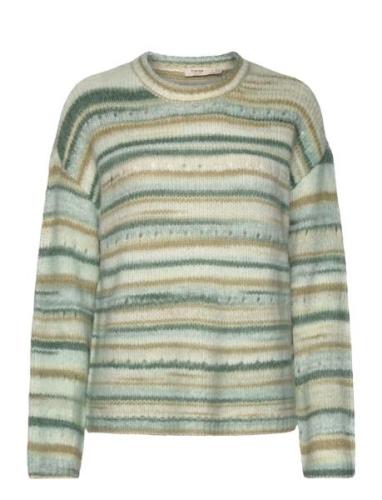 Frmanny Pu 2 Tops Knitwear Jumpers Green Fransa