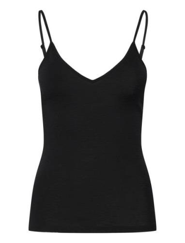 Camisole Wool Top Black Lindex