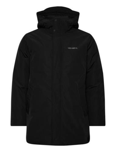 Darius Coat Parka Jakke Black Les Deux