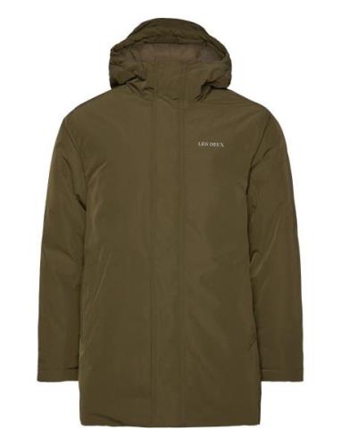 Darius Coat Parka Jakke Green Les Deux