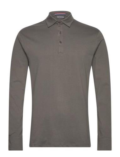 Fiere Ora Ls Polo M Tops Polos Long-sleeved Grey SNOOT