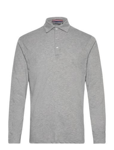 Fiere Ora Ls Polo M Tops Polos Long-sleeved Grey SNOOT