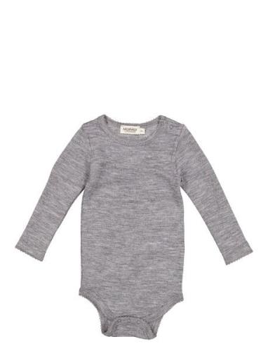 Benedikte Bodies Long-sleeved Grey MarMar Copenhagen