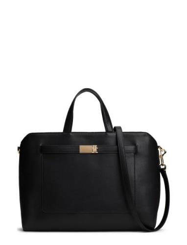 Th Heritage Workbag Computertaske Taske Black Tommy Hilfiger