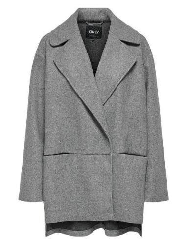 Onlnancy Life Loose Coat Cs Otw Tynd Frakke Grey ONLY