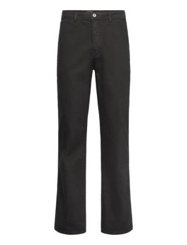 Merchant 5 Pocket Work Pant Bottoms Jeans Relaxed Black Superdry