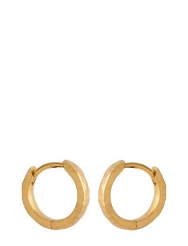 Poetry Huggies Accessories Jewellery Earrings Hoops Gold Pernille Cory...