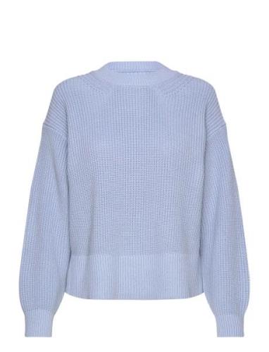 Lumapw Pu Tops Knitwear Jumpers Blue Part Two