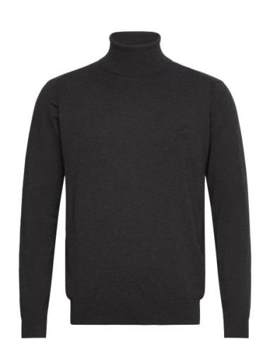 Inancona Roll Neck Tops Knitwear Turtlenecks Black INDICODE