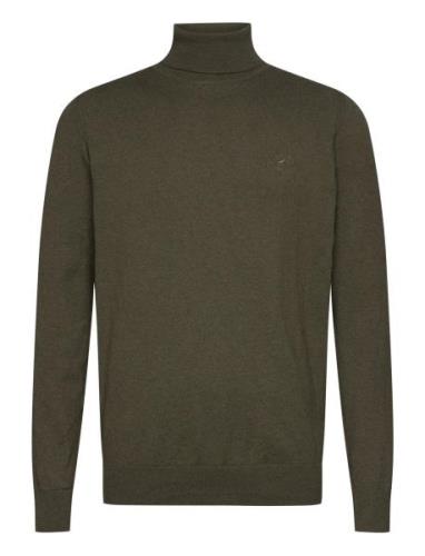 Inancona Roll Neck Tops Knitwear Turtlenecks Green INDICODE